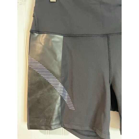 Allyson Felix Athleta 2XBlack Performance Shorts With Pockets&Reflective Stripes - Picture 5 of 16